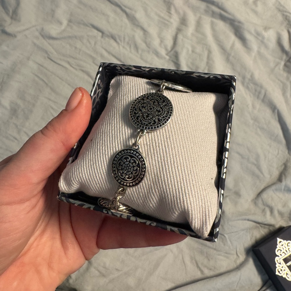 Scroll & Vine Silver bracelet
